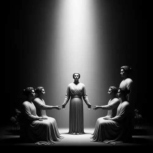 Ethereal Departure: Surrealistic Imagination in Monochrome