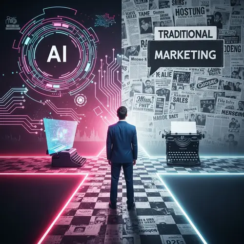 Decision Making: AI vs Traditional Marketing - Forward-Thinking Scene