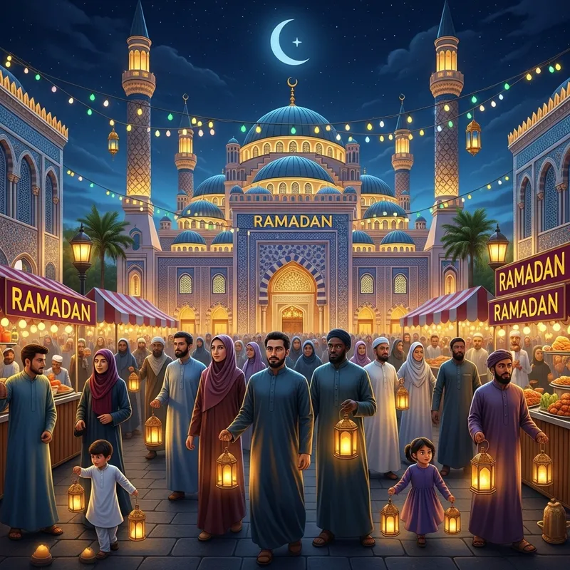 Grand Mosque During Ramadan | Architecturally Stunning