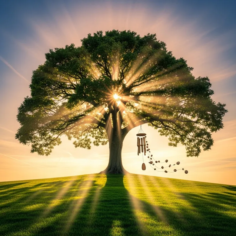 Spiritual Tranquility in Nature's Embrace