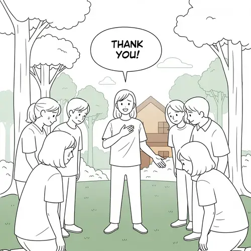 Heartfelt Bayanihan Moment in a Forest