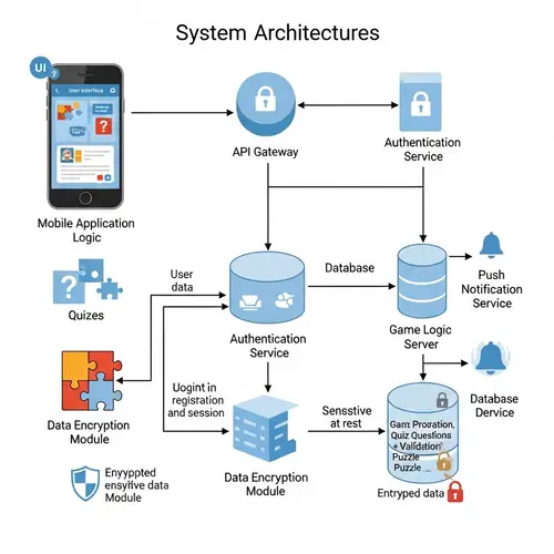 Cybersecurity Awareness Mobile Game App Architecture