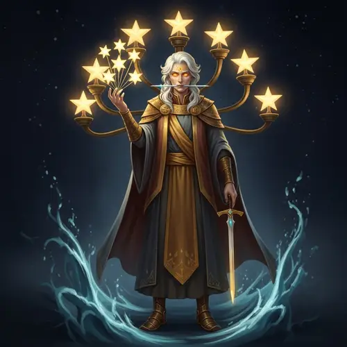 Golden Lampstands Revelation: Son of Man in Robe and Glory