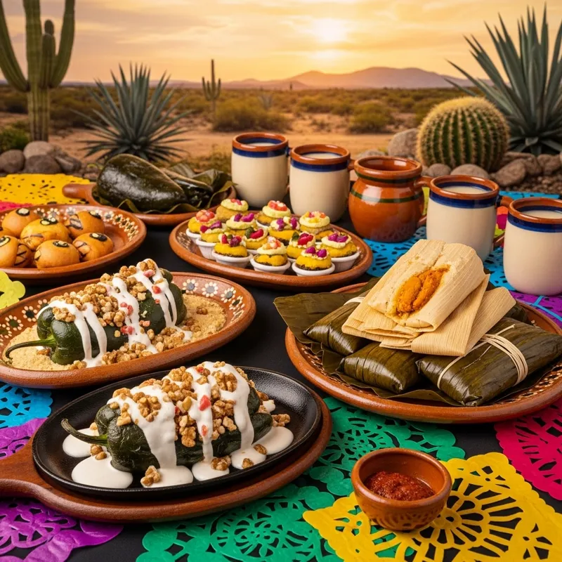 Delicious Eastern Mexican Dishes - Chiles en Nogada & Tamales Veracruzanos