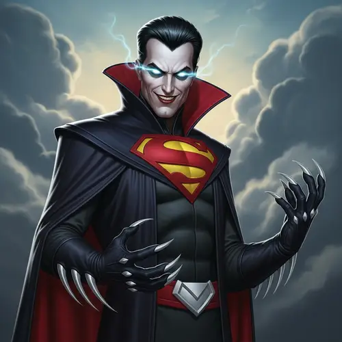 Malevolent Super Villain Character Depiction