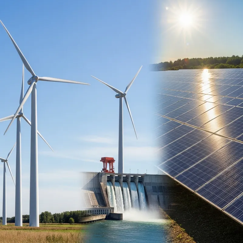 Renewable Energies: Wind, Solar, and Hydro Power