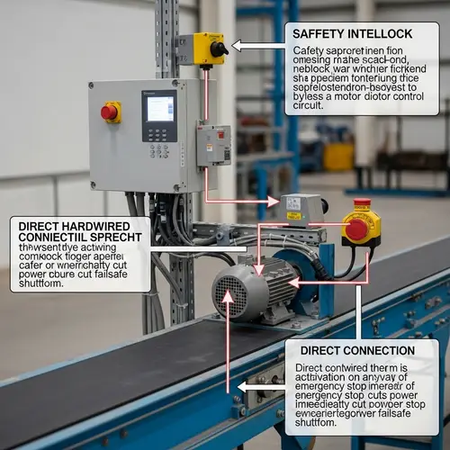 Programmed PLC System for Motor Control with Safety Mechanisms
