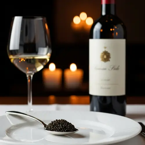 Luxurious Dining Experience: Caviar, Wine & Candlelight