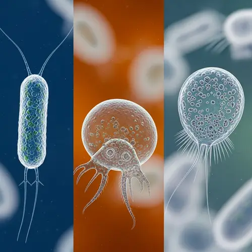 Microscopic Diversity: Bacteria, Amoeba and Paramecium in Aquatic Habitat
