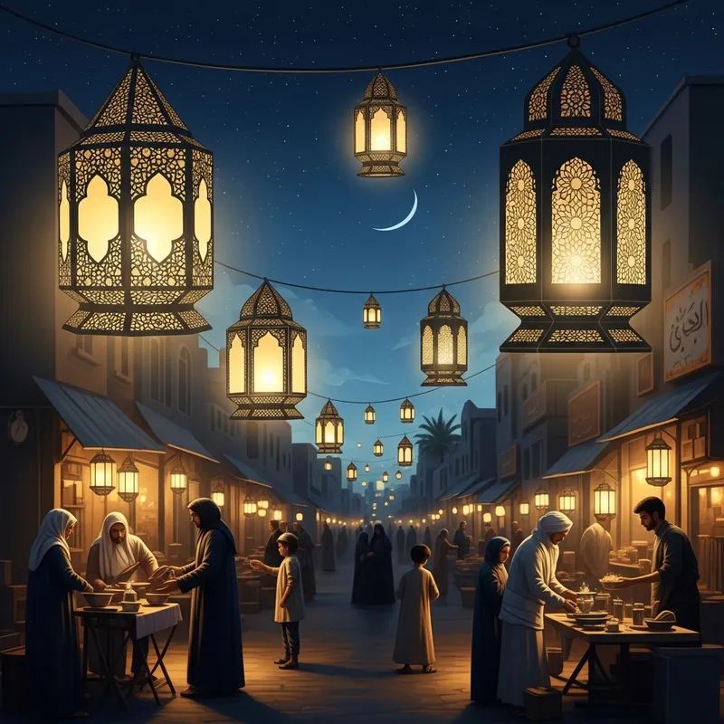 Ramadan Lanterns: Embodying Unity and Peace in the Streets