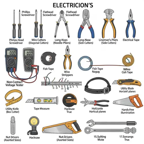 20 Essential Tools in an Electrician's Toolkit