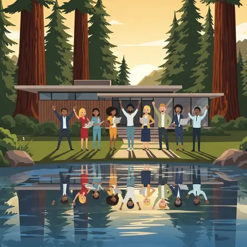 Ethnically Diverse Global Project Management Team | Excitement & Happiness