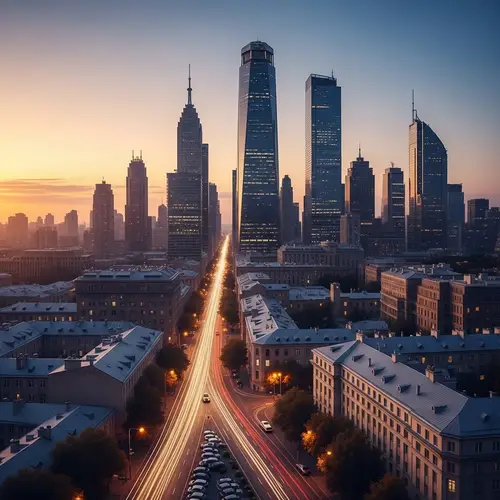 Abstract Cityscape Art | Unique Architectural Interpretations