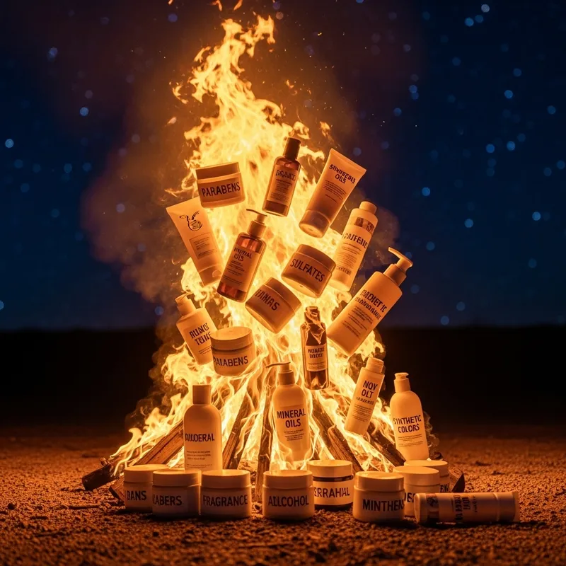 Saying Goodbye to Harmful Skincare Chemicals in Fiery Purge Saying Goodbye to Harmful Skincare Chemicals in Fiery Purge