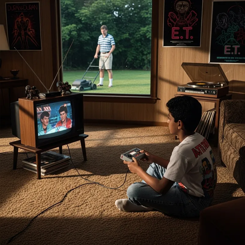 80s Nostalgia: Absent Parenting Vibe with South Asian Child 80s Nostalgia: Absent Parenting Vibe with South Asian Child