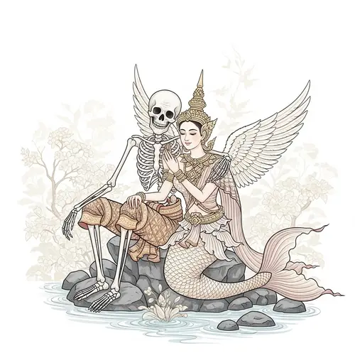 Ethereal Thai Fantasy Art from the 1900s