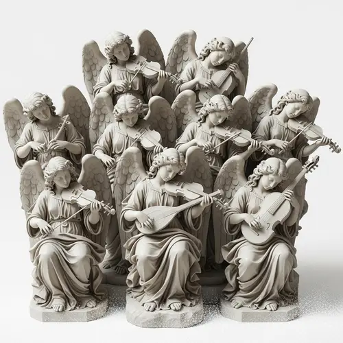 Marble Angels Choir | Renaissance Sculptures | 432 Hz Harmony