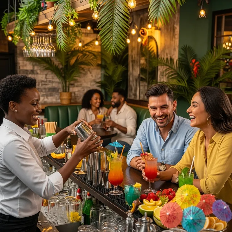Tropical Drinks Bar: Experience Vibrant Cocktails
