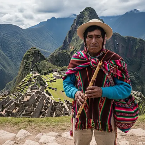 Traditional Andean Style Peruvian Man Named Darolin