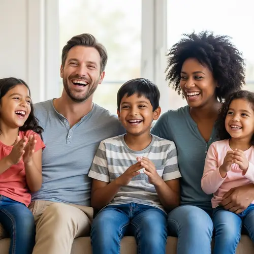 Happy Family Laughing Together | Joyful Living