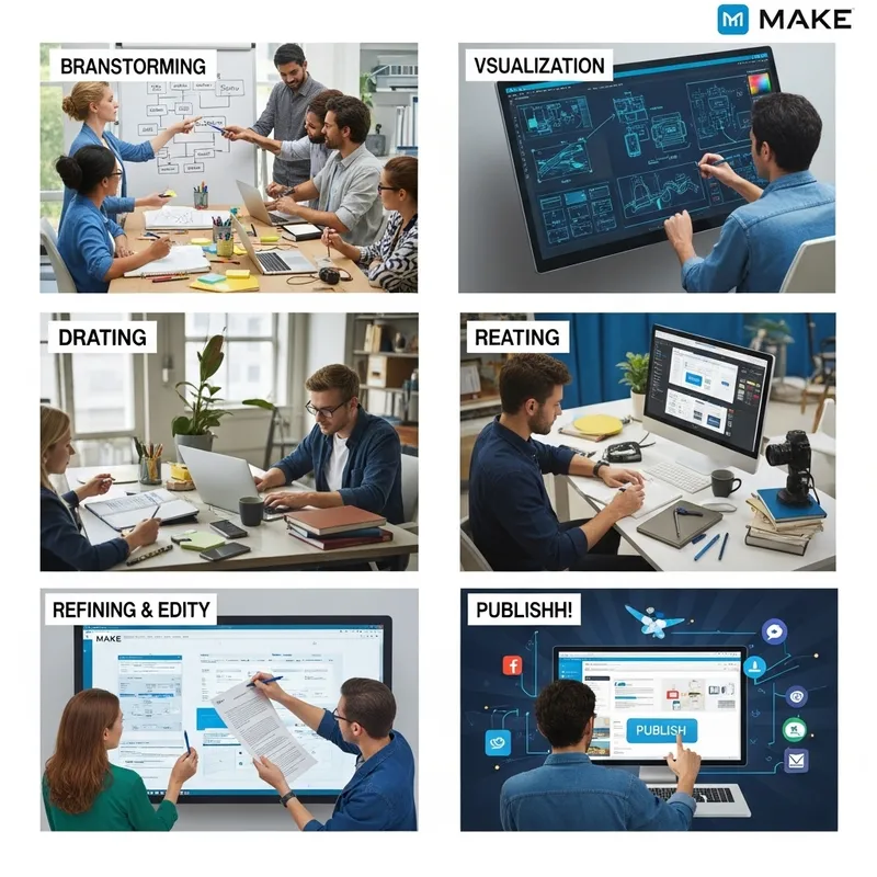 MAKE's Content Creation Process for AIAA