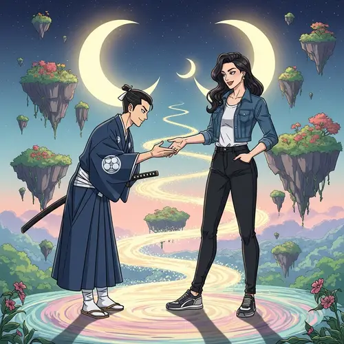 Samurai Jack meets Charlie Morgnistar