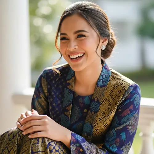 Joyous Malay Woman | Radiant Smile & Sparkling Eyes