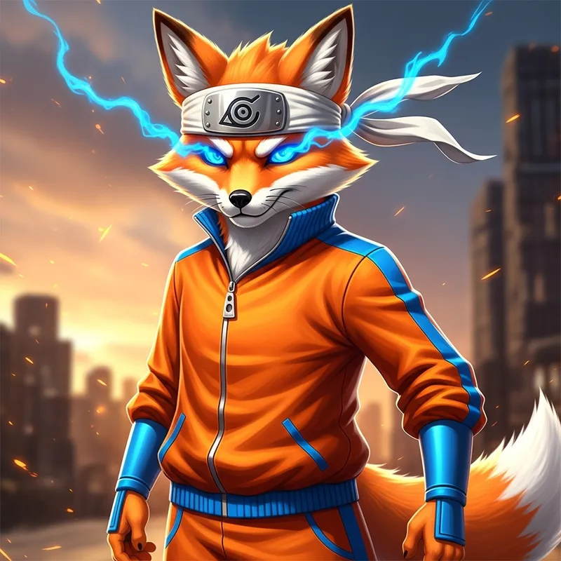 Naruto Uzumaki Fox - Legendary Ninja Spirit Character