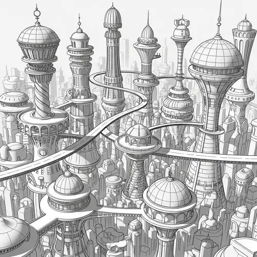 Abstract Architectural Design | Unconventional Cityscape