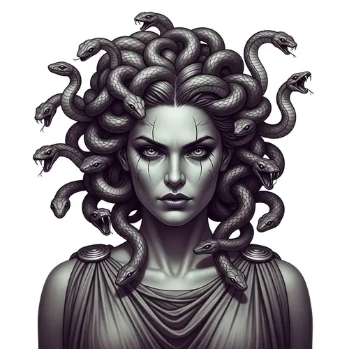 Medusa Gorgona: Mythical Monster of Greek Legend