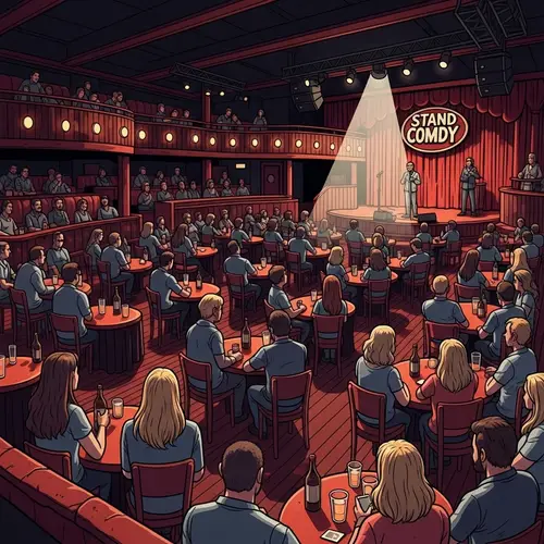 Live Stand-Up Comedy Club | Colorful & Energetic Environment