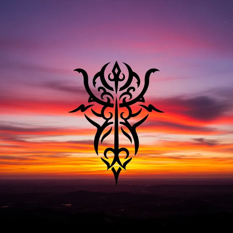 Colorful Sunset Abstract | Geometric Skies Artwork