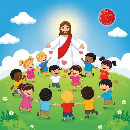 Jesus Loves All Children of the World | Unity and Brotherhood Theme