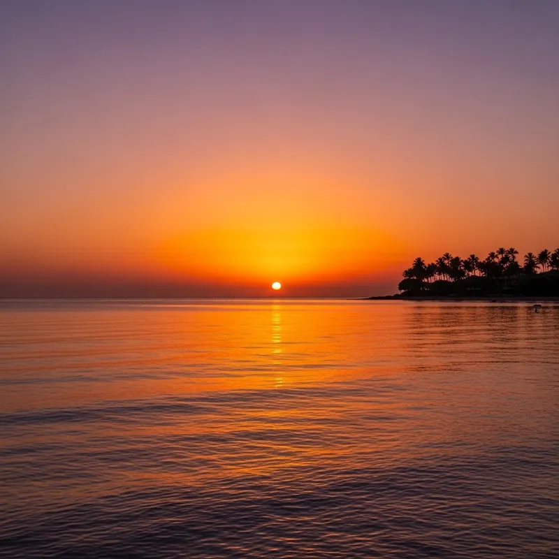 Breathtaking Sunset Views: Nature's Calm Beauty