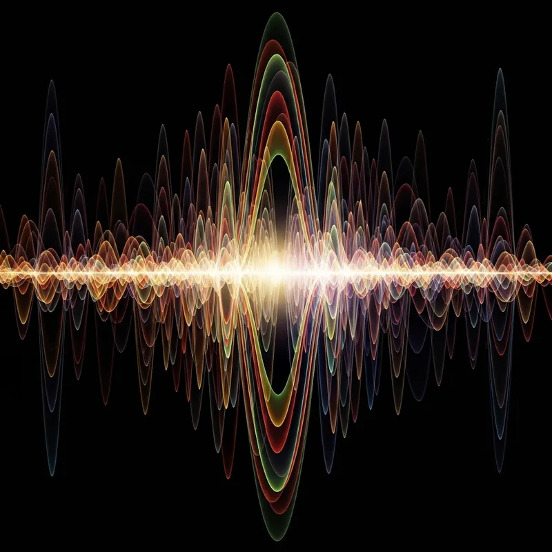 Abstract Tinnitus Visuals: Inner Soundwaves Intrigue