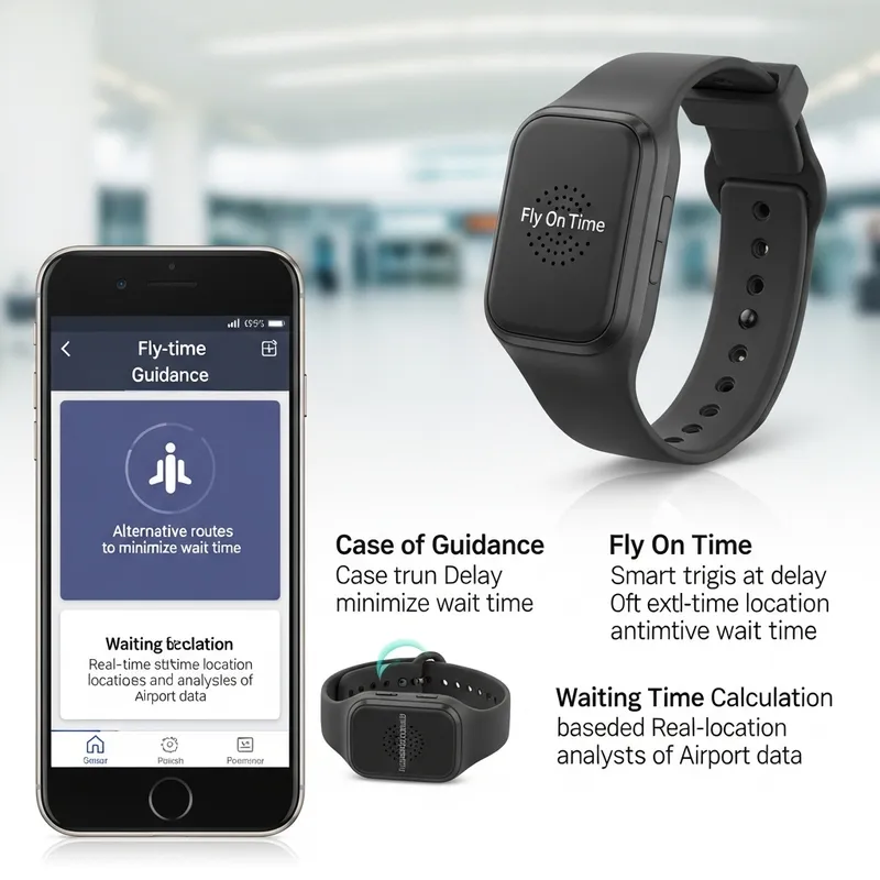 Fly On Time Smartband: Real-Time Tracking & Communication Solution