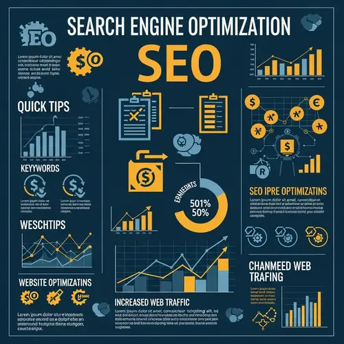 Modern SEO Image: Tips, Rankings, Web Traffic, Optimization