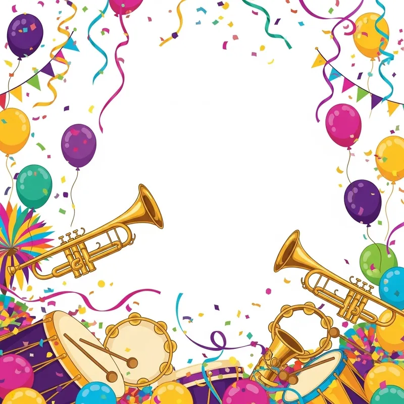 Vibrant Carnival & Mardi Gras Festivity