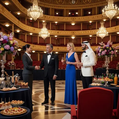 Luxurious VIP Experience at Grand Auditorium with Distinguished Guests