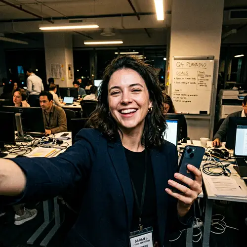 Professional Low-Quality iPhone Selfies