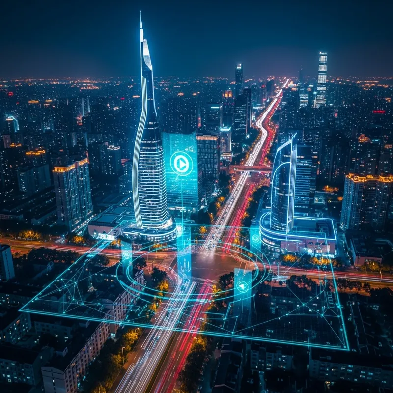 Futuristic Cityscape | Advanced Architecture | Intelligent Traffic Flow Futuristic Cityscape | Advanced Architecture | Intelligent Traffic Flow