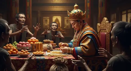 Buddhist Practitioner: Wealth vs. Compassion