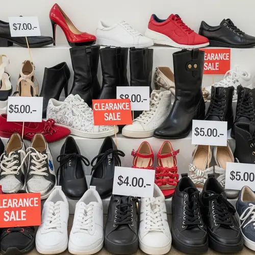 Clearance Sale: Shoes for Women, Men & Kids in Various Styles and Colors