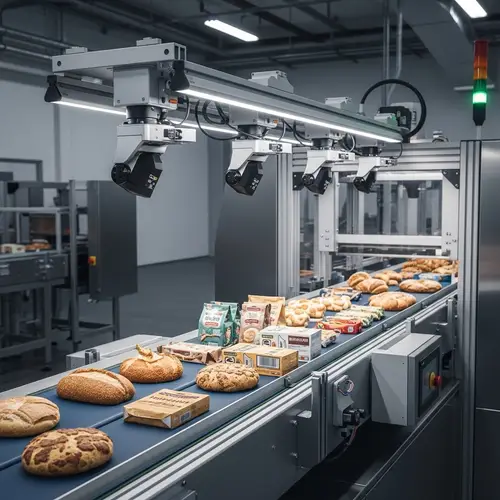 Industrial Food Conveyor System: Efficiency & Innovation Captured