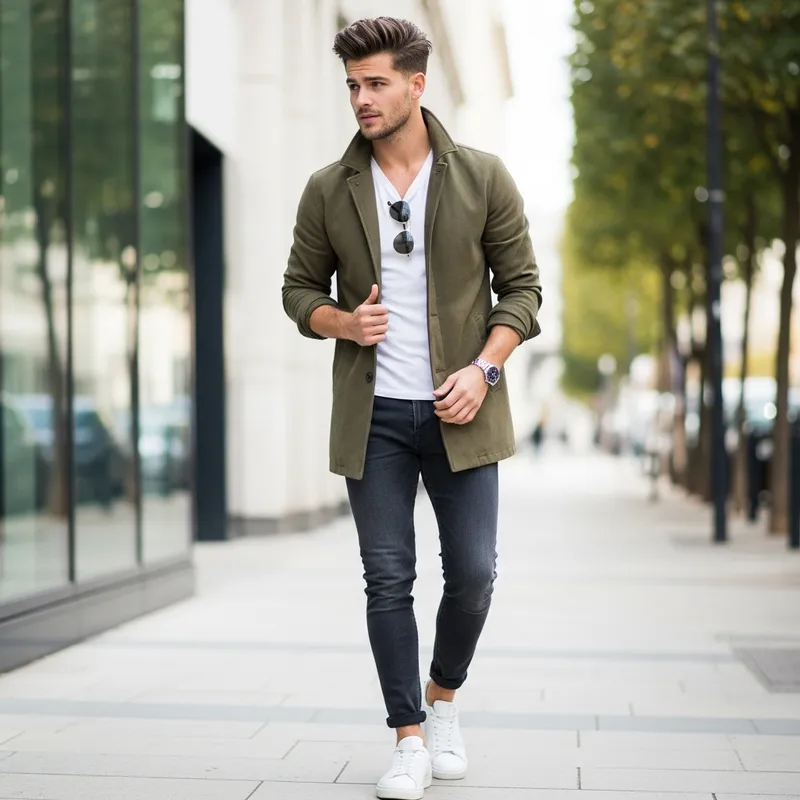 Elegant Young Man Fashion Style