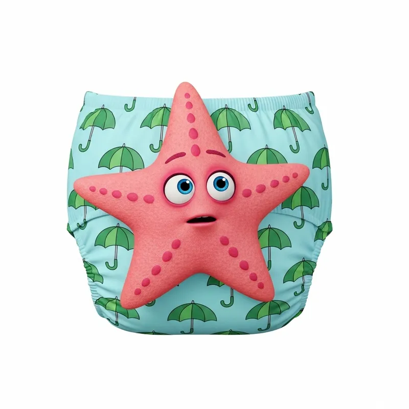 Patrick Star as Baby in Diapers from SpongeBob SquarePants