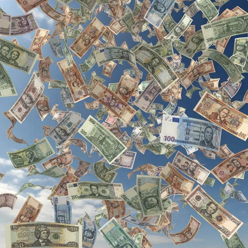 Currency Freefall: Various Currencies Colliding