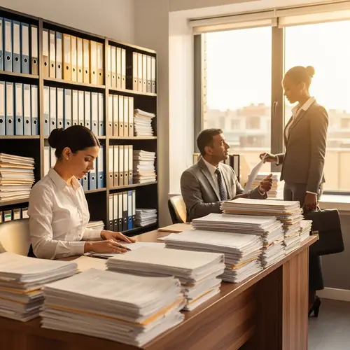 Professional Gestoría Office with Diligent Staff