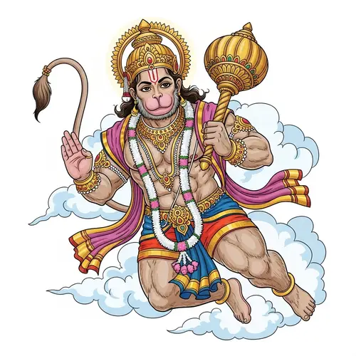 Hanuman - Hindu God Art | Devotee of Rama