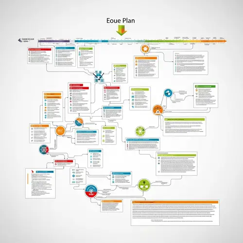 Interactive AI Plan Visualization | Network of Timelines & Milestones